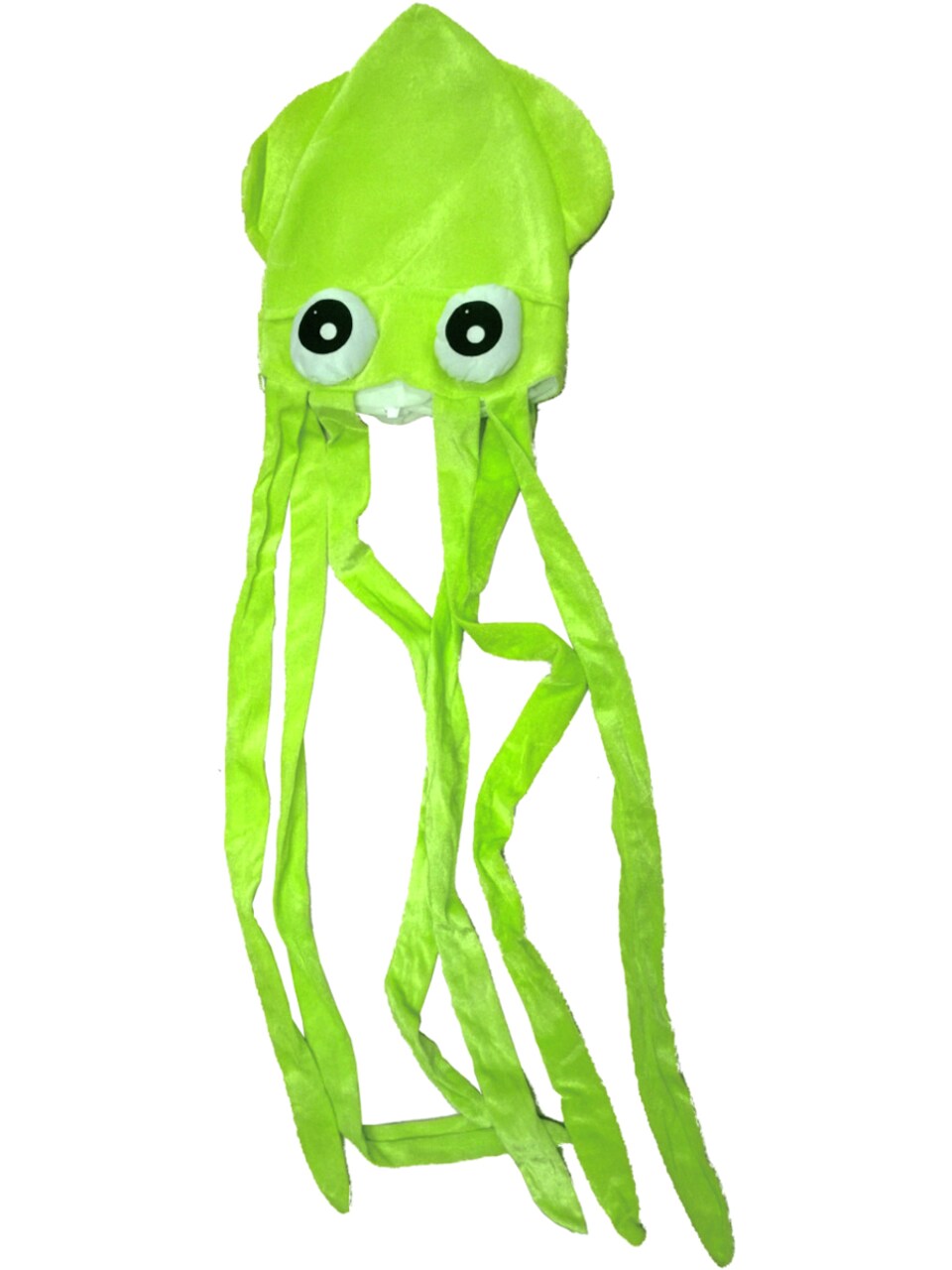 Novelty Green Squid With Long Tentacles Party Hat Cap Costume Accessory
